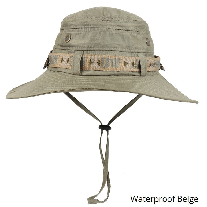 Waterproof Bucket Hat Summer Men Women Boonie Hat Outdoor UV Protection