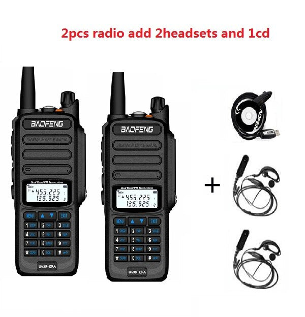 1/2pcs 15W 8000MAH  Baofeng UV-9R ERA Waterproof walkie talkie two way radio