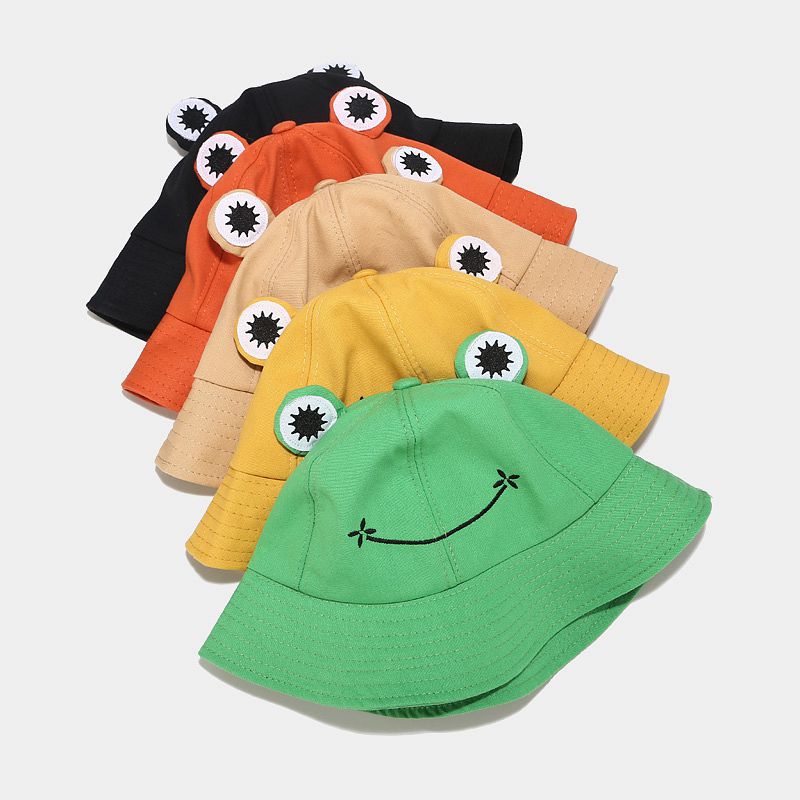 2022 Frog Bucket Hat for Women Summer Autumn Plain Female Panama Outdoor