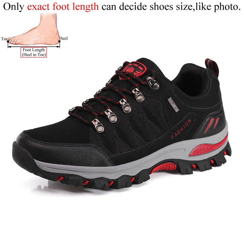 Autumn Spring Women Outdoor Leather Trekking Hiking Shoes Woman Mountain Sneake