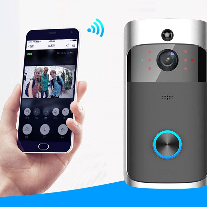 Tuya 1080P WiFi Video Doorbells Smart Security Doorbell Camera with PIR Motion