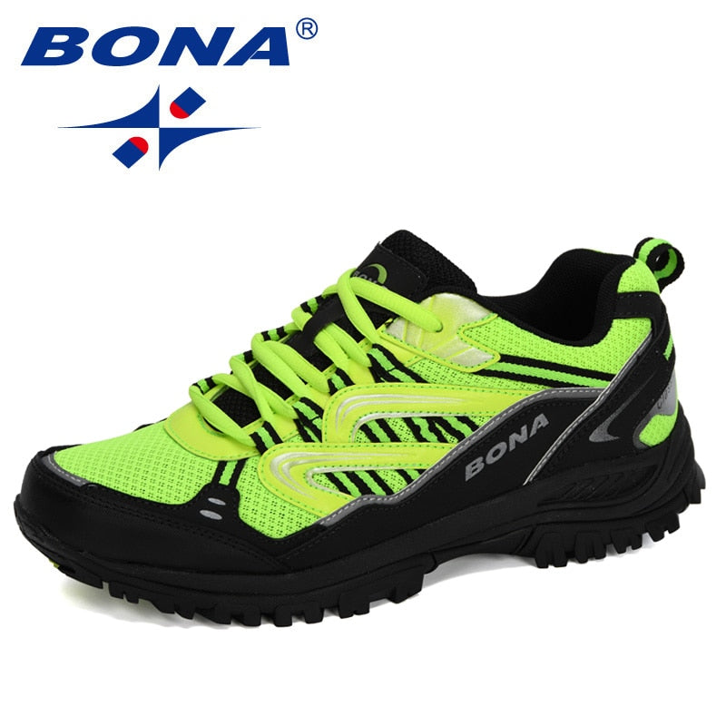 BONA New Designers Popular Sneakers Hiking Shoes Men