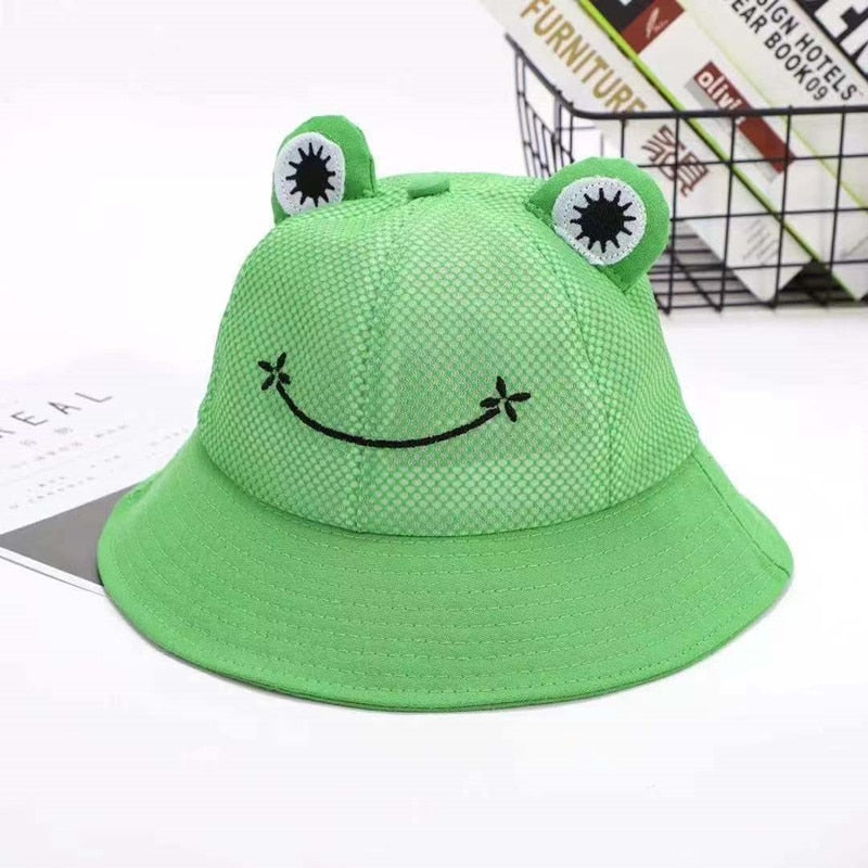 2022 Frog Bucket Hat for Women Summer Autumn Plain Female Panama Outdoor