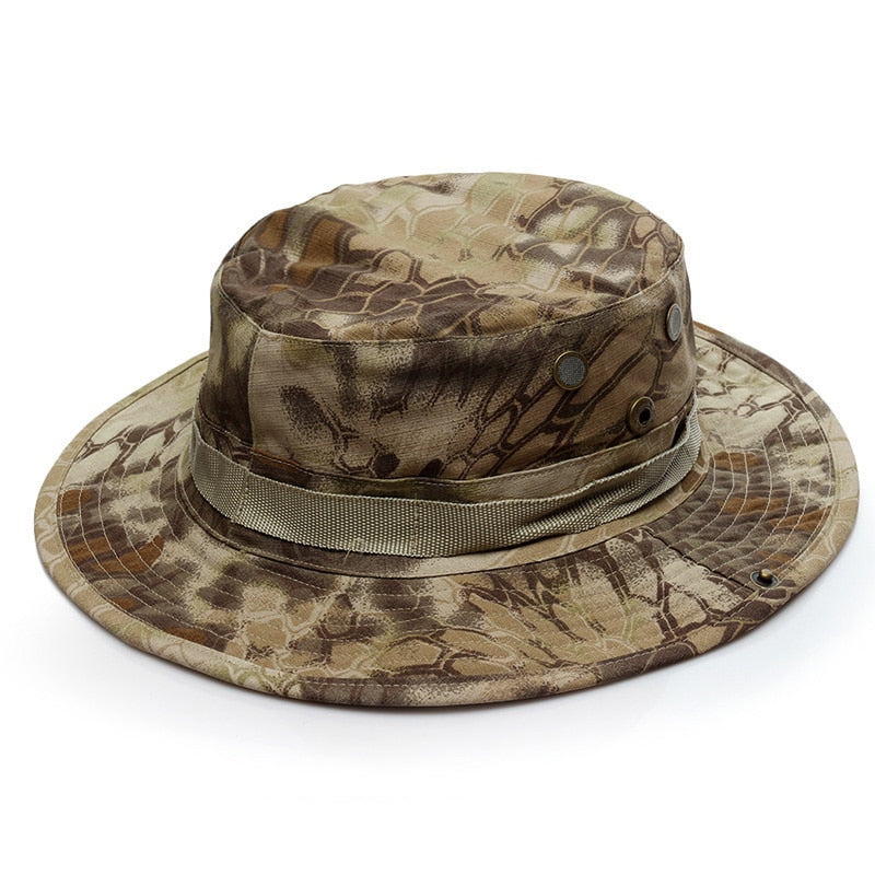 US Army Camouflage BOONIE HAT Thicken Military Tactical Cap Hunting Hiking Climbing