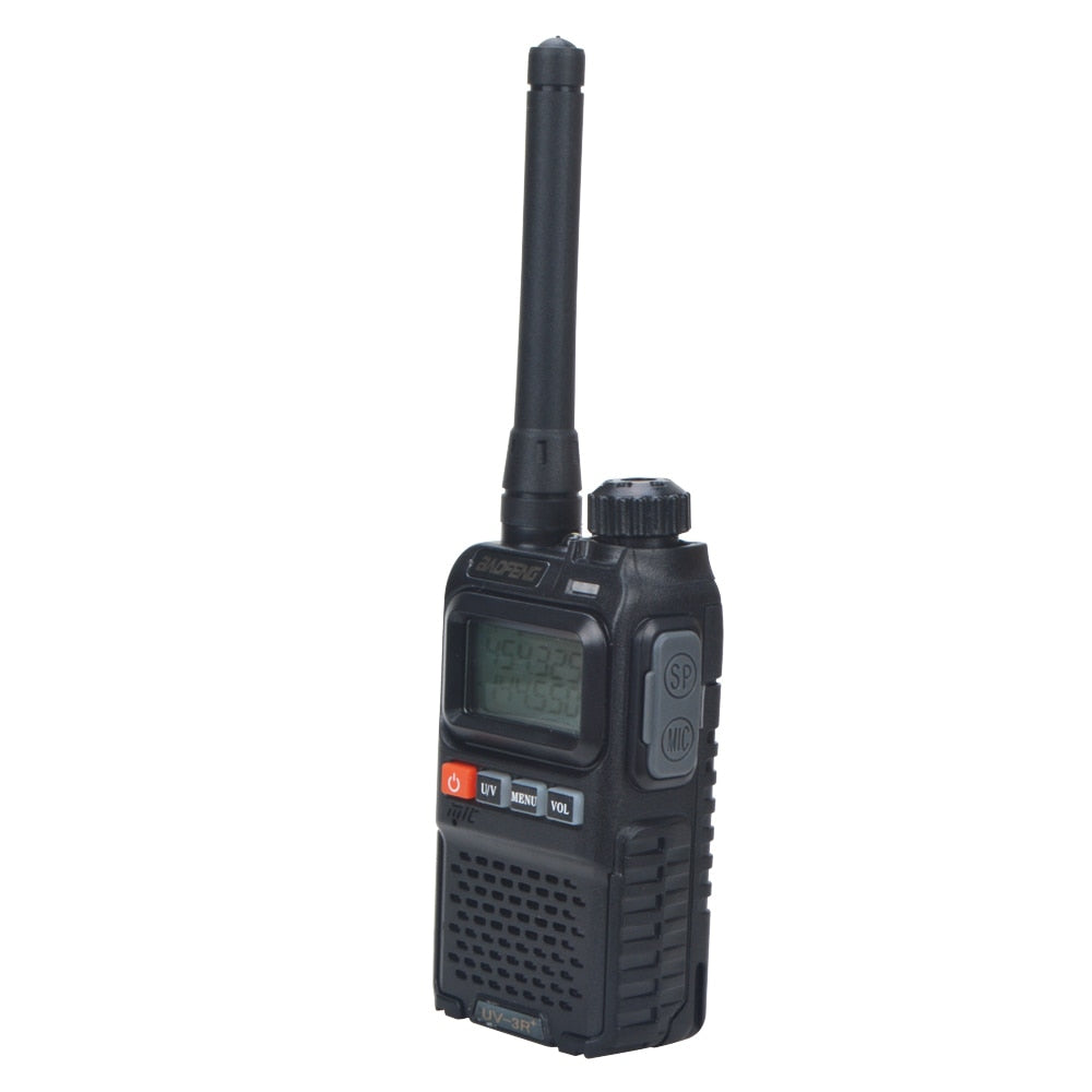 Baofeng UV-3R+ Pro Dual Band VHF/UHF 99CH Mini Walkie Talkie VOX Compact