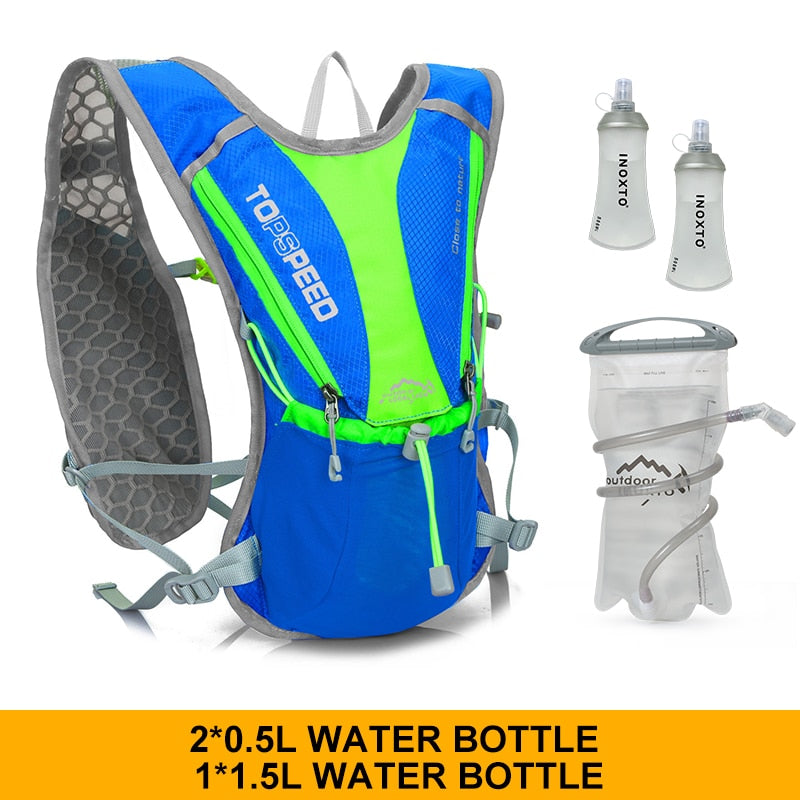 Running, cycling, trail running, hiking, marathon, ultra-light outdoor water bag backpack