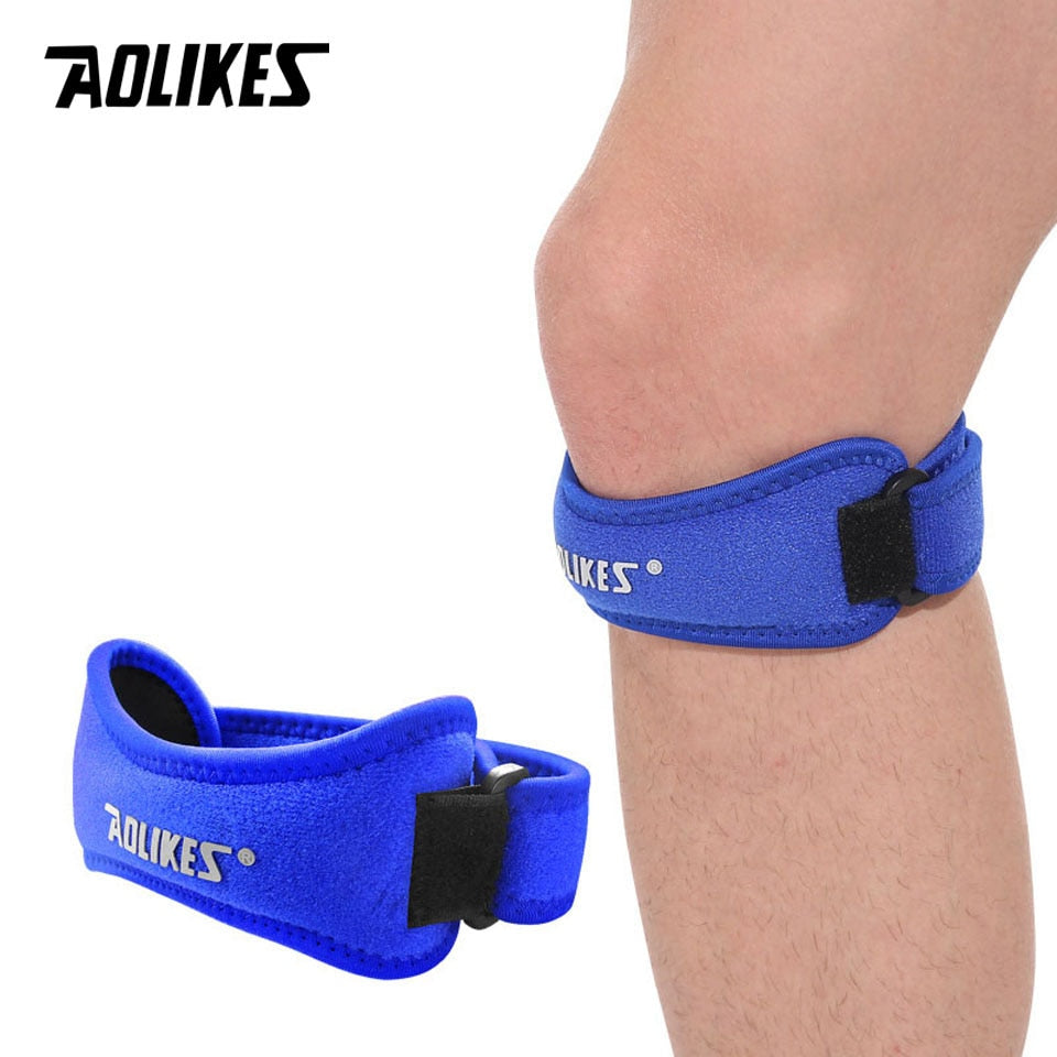 AOLIKES 1PCS Adjustable Knee Pad Knee Pain Relief Patella Stabilizer Brace Support