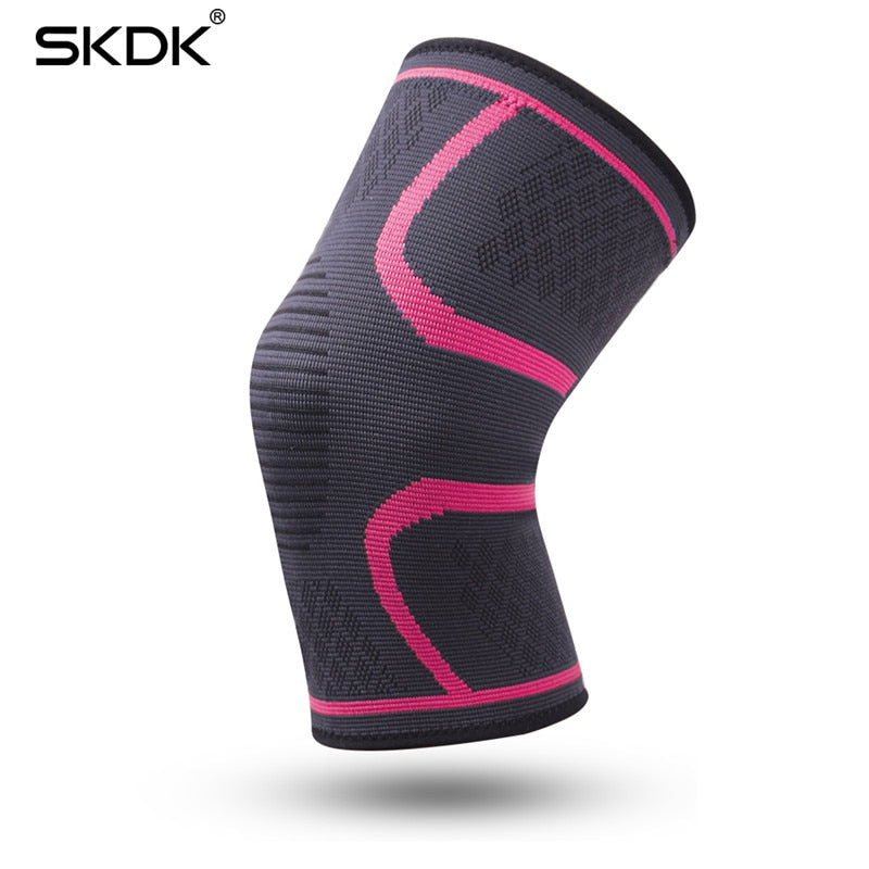 1pc Nylon Elastic Sports Knee Pads Breathable Support Knee Brace Running Fitness