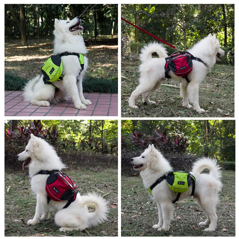 TAILUP Polyester Pet Dog Saddlebags Pack Hound Travel Camping Hiking Backpack