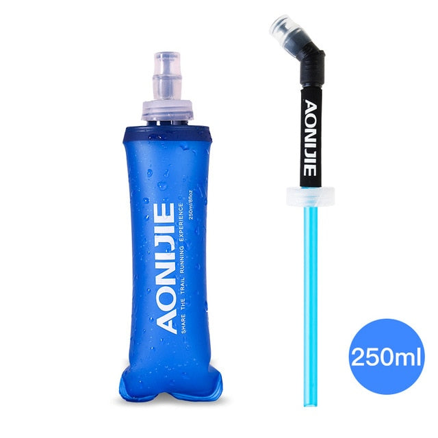 AONIJIE TPU Soft Drink Flask BPA Free Folding Water Bottle Sport Drinkwear