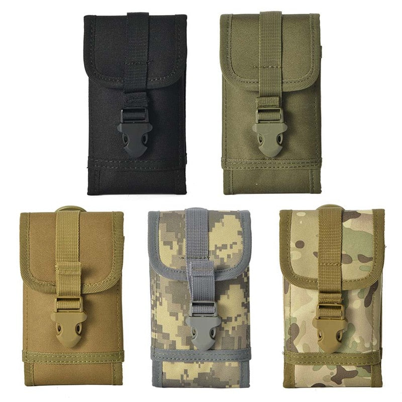 Multifunctional Tactical Military Cell Phone Mobile Phone Belt Pouch Pack Cover for Outdoor