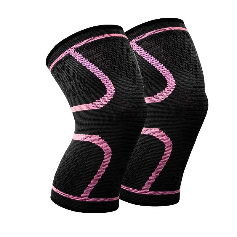 Nylon Elastic Sports Knee Pads Breathable Knee Support Brace Running