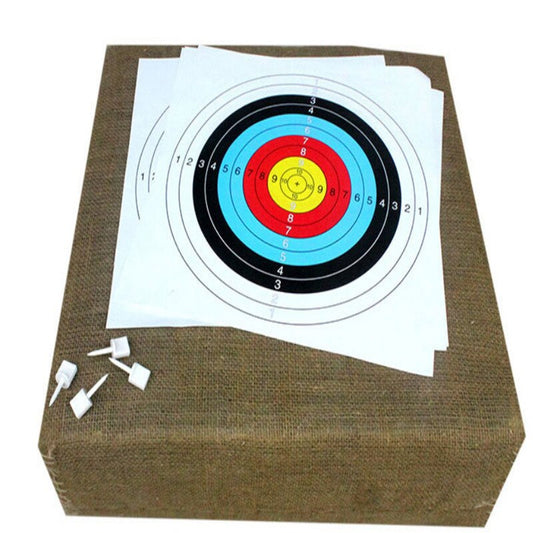 5PCS 40 * 40cm target paper darts target paper full ring practice target paper