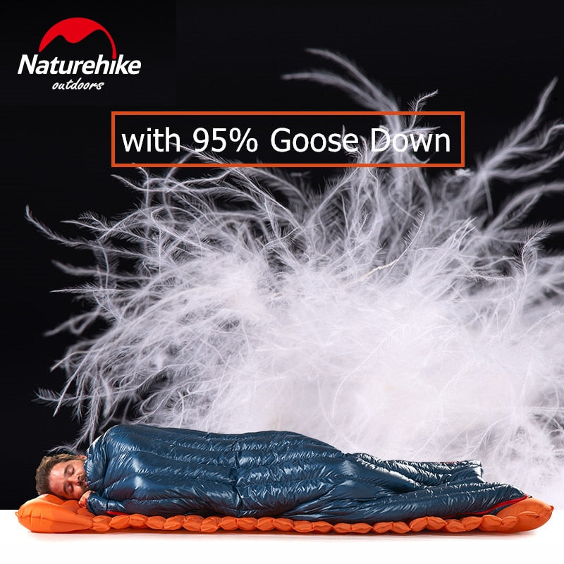 Naturehike CW280 Sleeping Bag Winter Waterproof Goose Down Sleeping