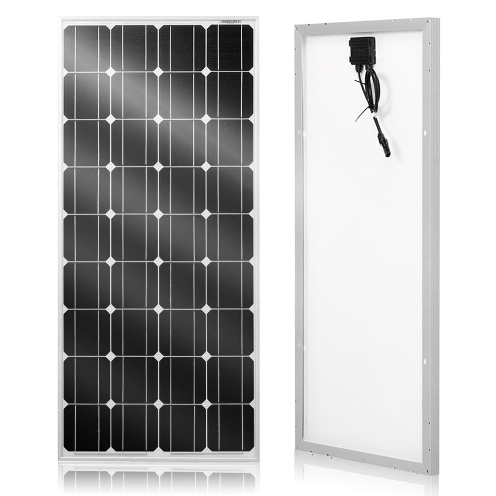 DOKIO 100W 18V Solar panel Waterproof Glass solar Panels 200W 300W 400W