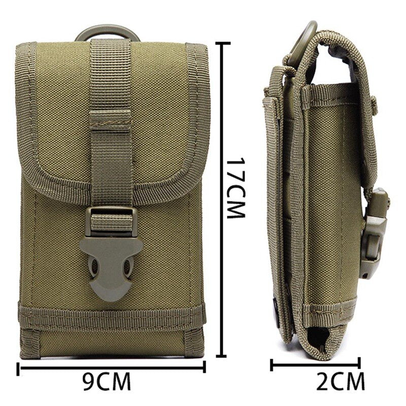 Multifunctional Tactical Military Cell Phone Mobile Phone Belt Pouch Pack Cover for Outdoor