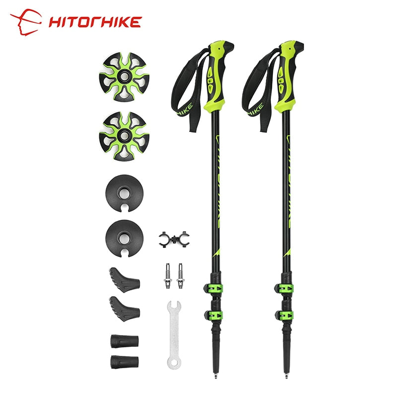 Homful/Hitorhike for Nordic walking sticks camping hiking Ultralight Adjustable