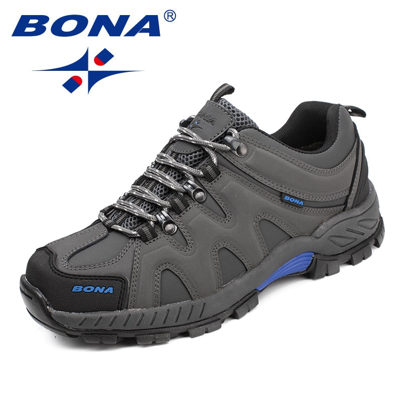 BONA New Arrival Classics Style Men Hiking Shoes Lace Up Men Sport Shoes