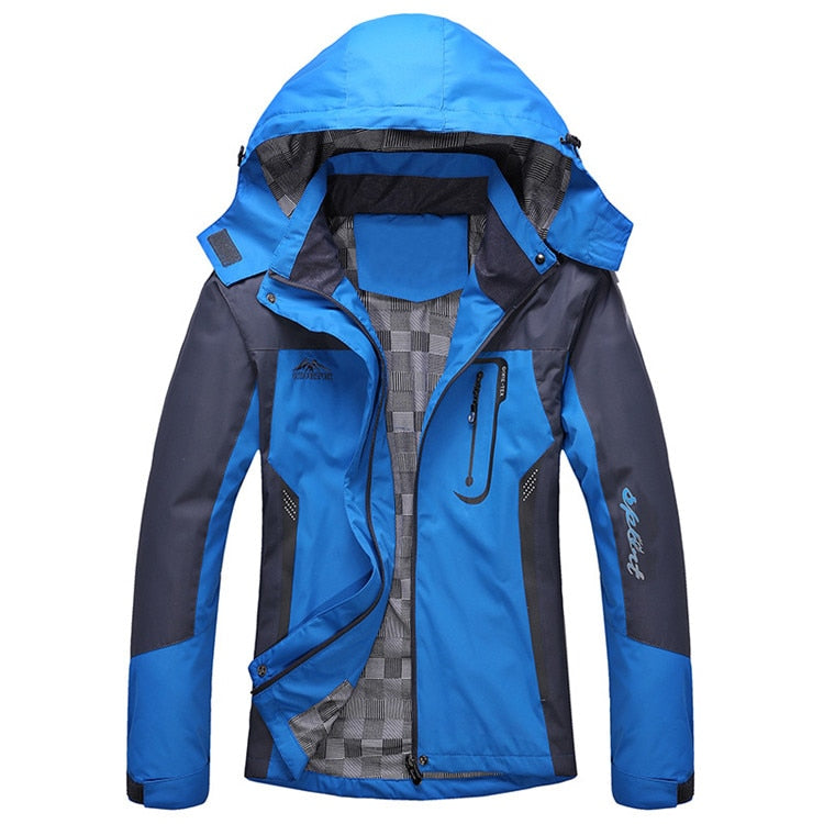 Mountainskin Men Women Spring Autumn Outdoor Hiking Jackets Waterproof