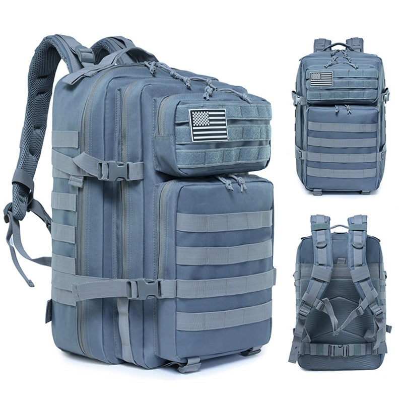 50L Man/Women Hiking Trekking Bag Military Tactical Backpack Army Waterproof Molle