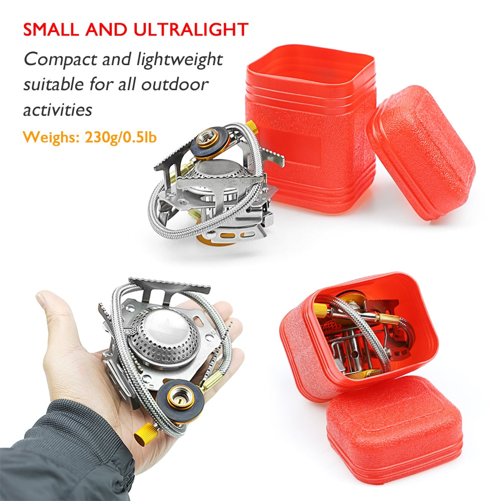 Hitorhike Portable Outdoor Folding Gas Stove Camping Equipment