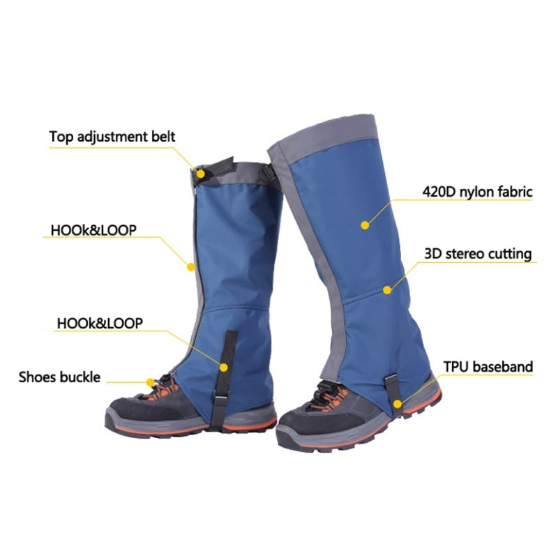 Outdoor Snow Kneepad Skiing Gaiters Hiking Climbing Leg Protection Guard Sport Safety