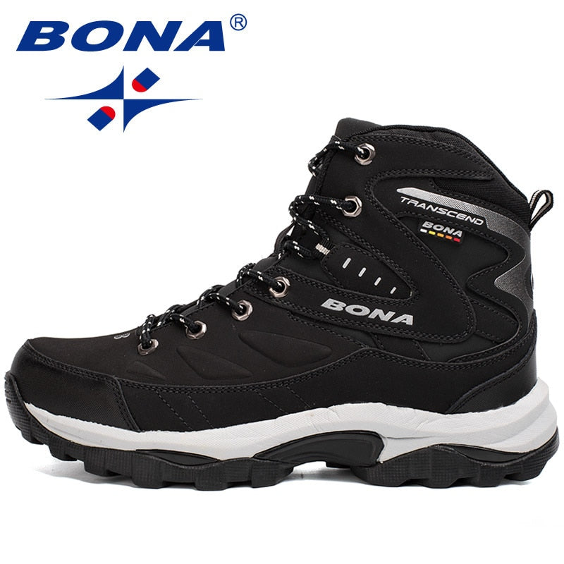 BONA New Hot Style Men Hiking Shoes Winter Free Shipping