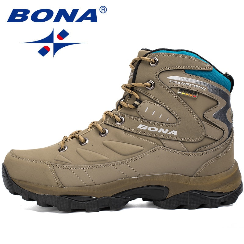 BONA New Hot Style Men Hiking Shoes Winter Free Shipping