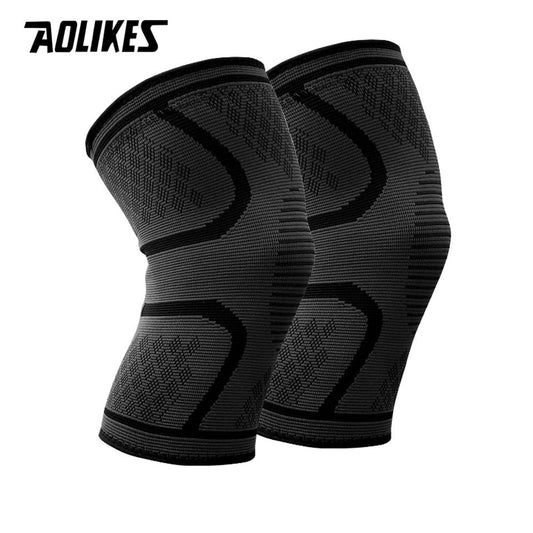 Nylon Elastic Sports Knee Pads Breathable Knee Support Brace Running