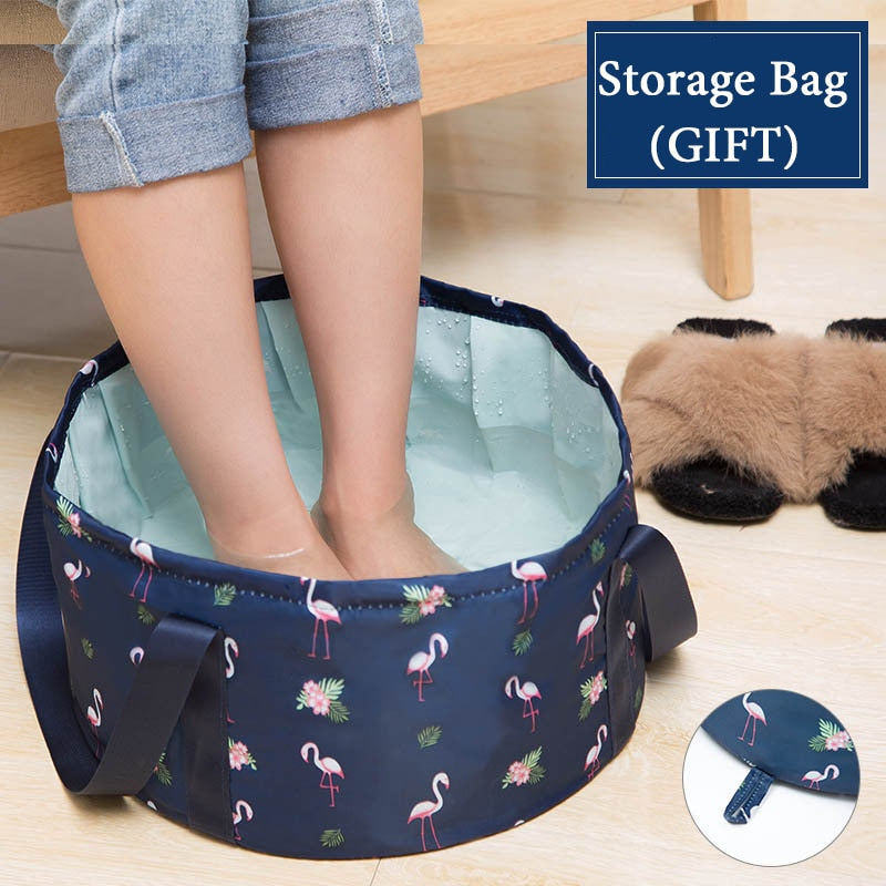 Foldable Basin Travel Camping Washbasin Bucket