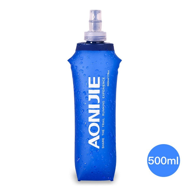 AONIJIE TPU Soft Drink Flask BPA Free Folding Water Bottle Sport Drinkwear