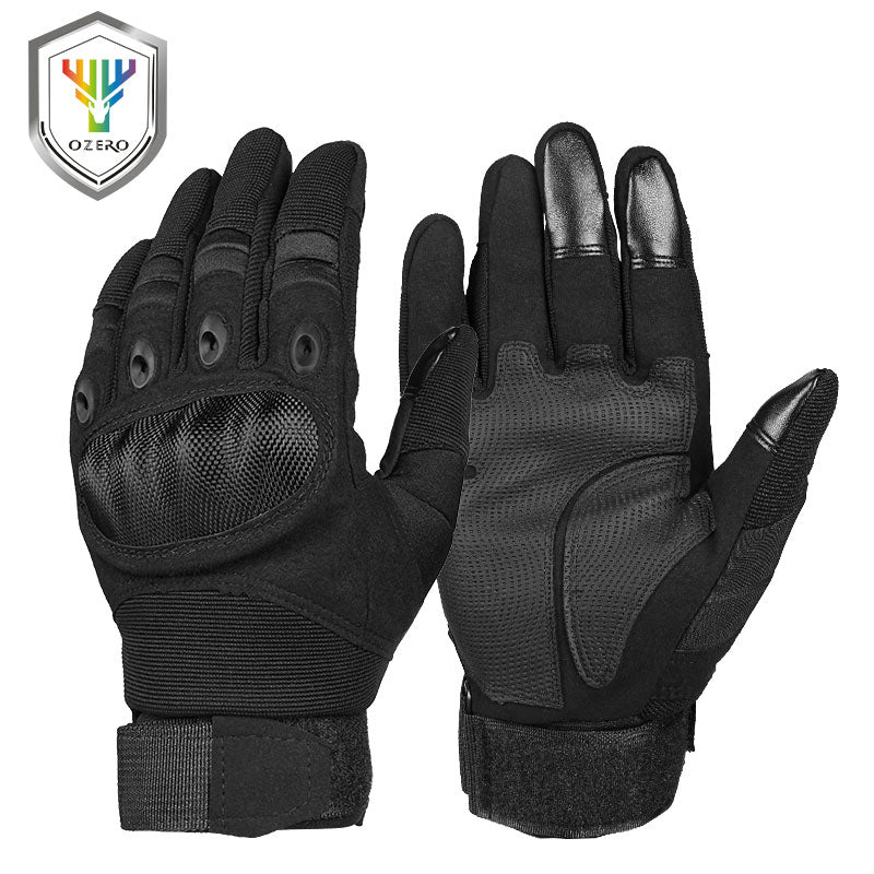 OZERO Full Finger Men&#39;s Gloves Outdoor Military Tactical Gloves Sports Shooting