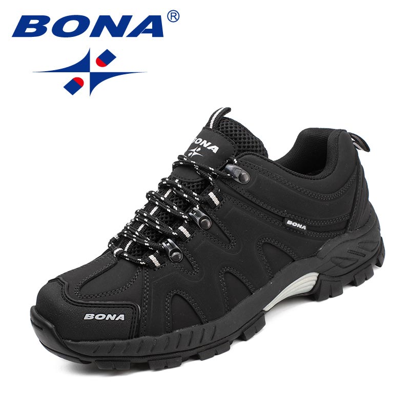 BONA New Arrival Classics Style Men Hiking Shoes Lace Up Men Sport Shoes