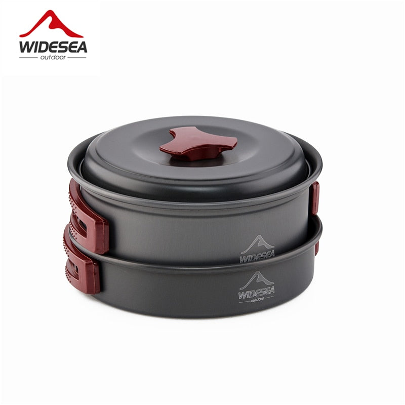 Widesea 1 Person Camping Tableware Outdoor Cookware Picnic Set