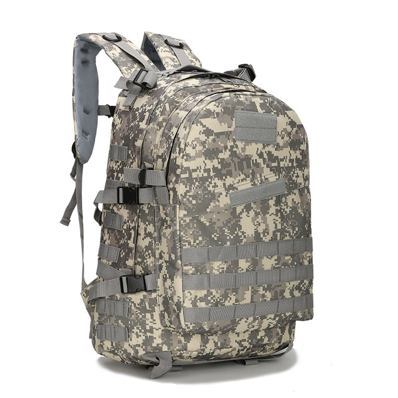 Outdoor Tactical Backpack 45L Large Capacity Molle Army Military Assault Bags Camouflage