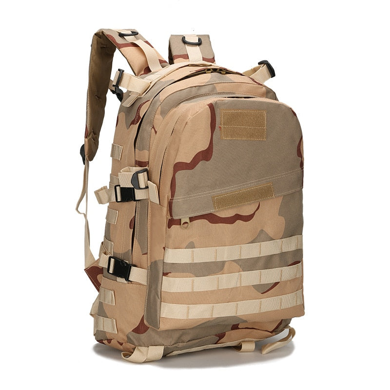 Outdoor Tactical Backpack 45L Large Capacity Molle Army Military Assault Bags Camouflage