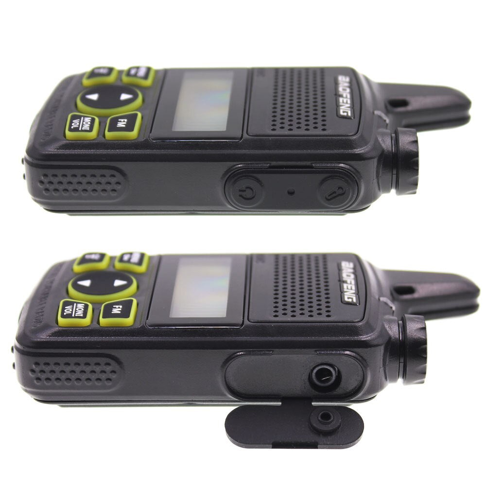 2PCS Baofeng BF-T1 Mini Portable two way Radio BFT1 UHF 400-470MHz 20CH Ham