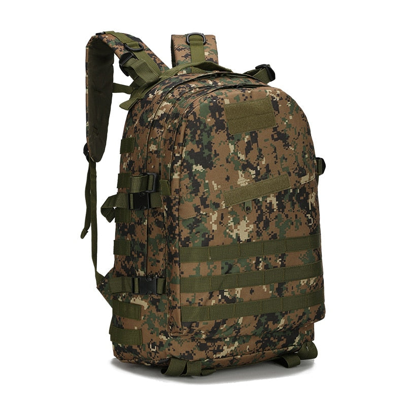 Outdoor Tactical Backpack 45L Large Capacity Molle Army Military Assault Bags Camouflage