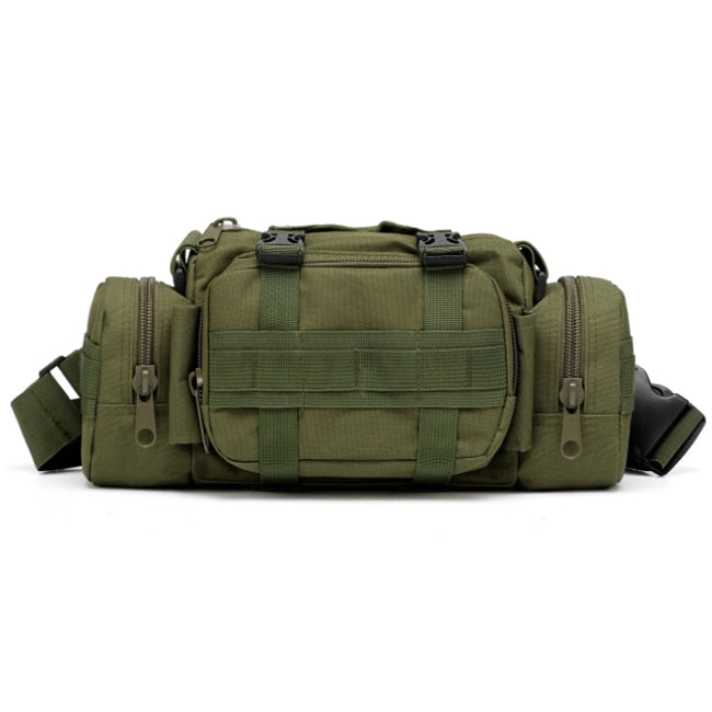 Outdoor Military Tactical Waist Bag Waterproof Nylon Camping Hiking Backpack Pouch