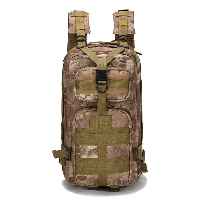 30L Hiking Camping Bag Army Military Tactical Climbing Trekking Storage Rucksack