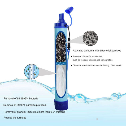 Outdoor Water Purifier Camping Hiking Emergency Life Survival Portable Purifier Water