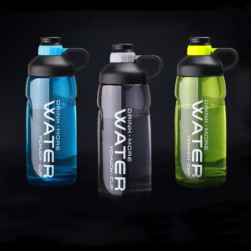 2000ml Large Capacity Water Bottles BPA Free Gym Fitness Drinking Bottle Outdoor Bottles