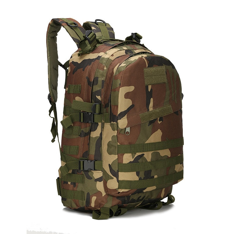 Outdoor Tactical Backpack 45L Large Capacity Molle Army Military Assault Bags Camouflage