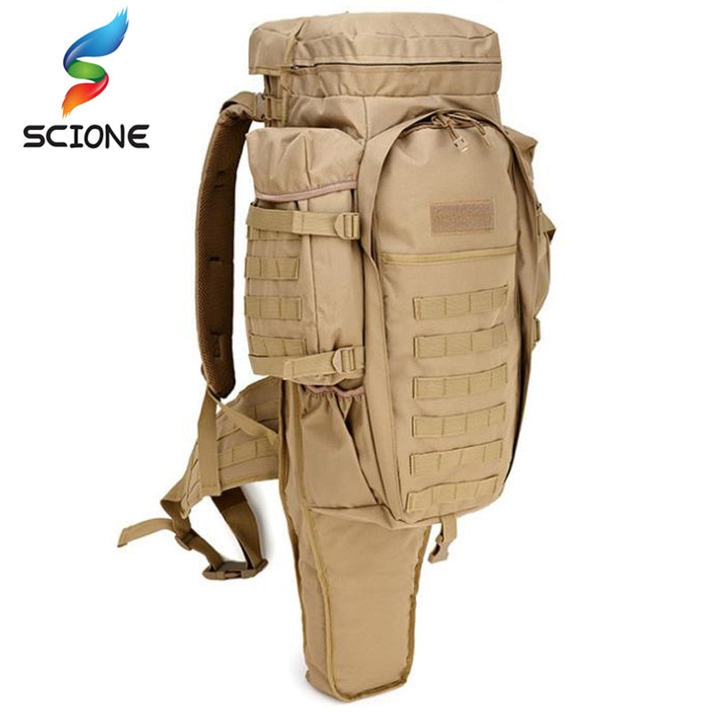 Hot 60L Outdoor Waterproof Military Backpack Pack Rucksack Tactical Bag For Hunting