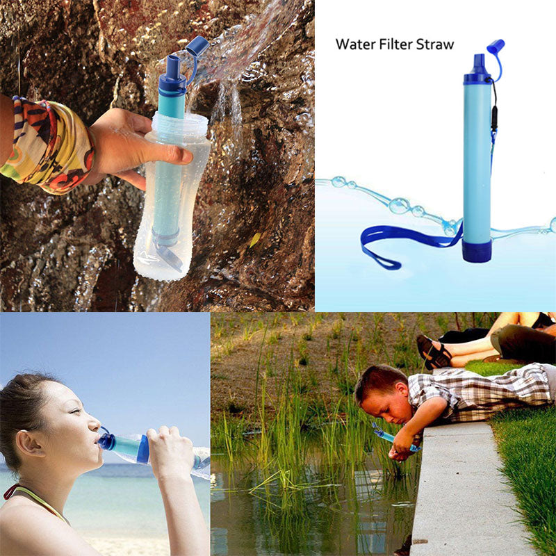 Outdoor Water Purifier Camping Hiking Emergency Life Survival Portable Purifier Water