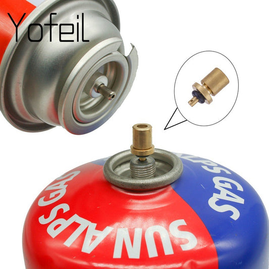 Picnic Gas Refill Adapter Outdoor Camping Hiking Stove Gas Cylinder Tank Refill Adapter