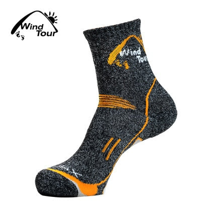 3Pairs Men's Coolmax Socks Men Outdoor Sock Hiking Quick-Drying sport socks Winter