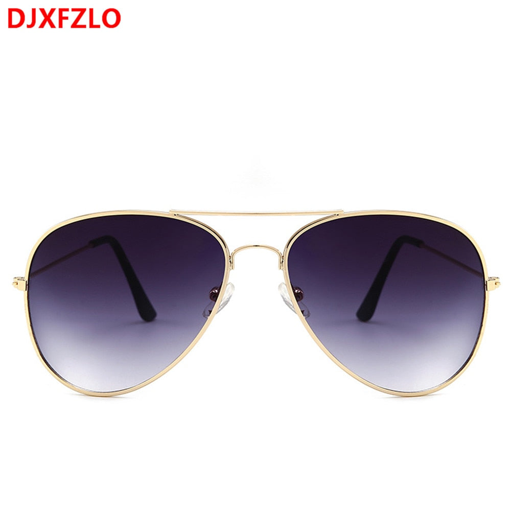 DJXFZLO Brand Designer  fashion gradient  sunglasses men and sunglasses women retro