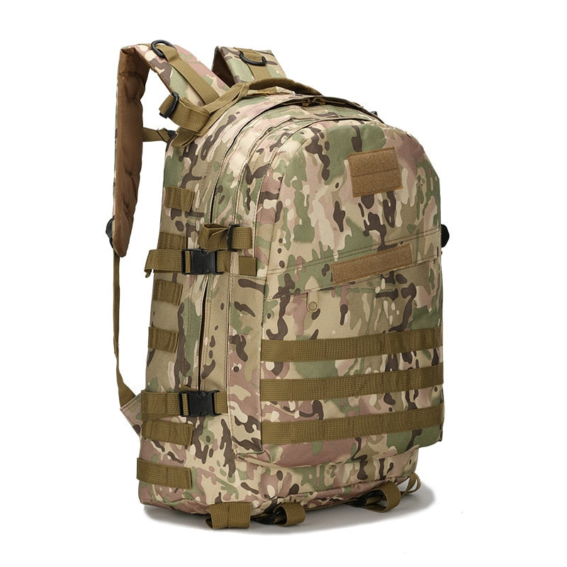 Outdoor Tactical Backpack 45L Large Capacity Molle Army Military Assault Bags Camouflage