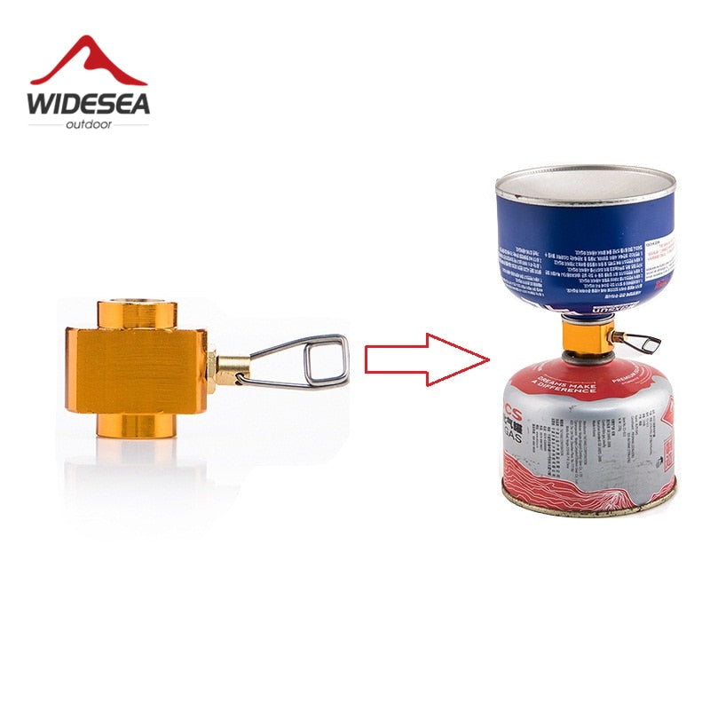 Widesea Camping Stove Propane Refill Adapter Gas Burner Gas Filling Butane Cylinder